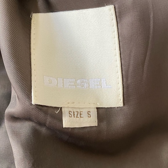 Vintage Diesel Evening Woman’s Wool Asymmetrical Military Style Jacket Size S - Picture 16 of 16